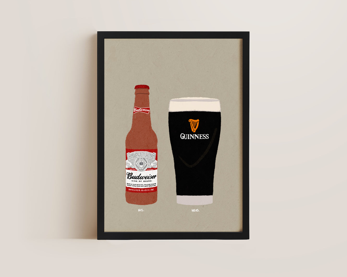 Budweiser & Guinness Print