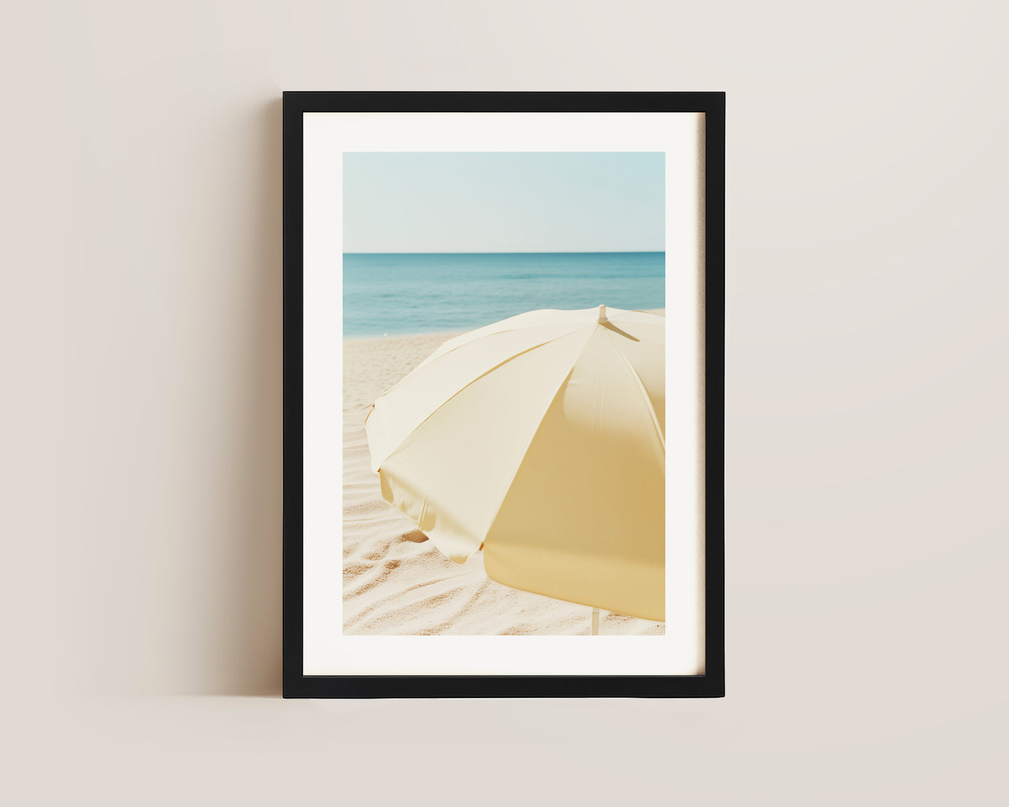 Butter Yellow Parasol Print