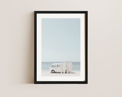 Camper Van Surf Print