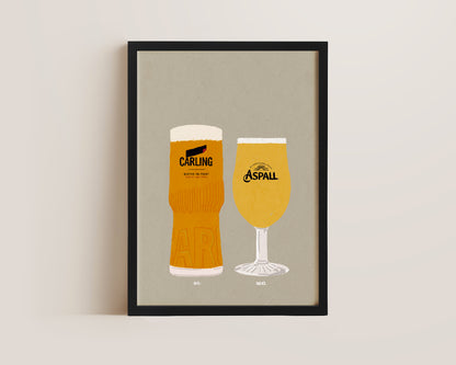 Carling & Aspall Print