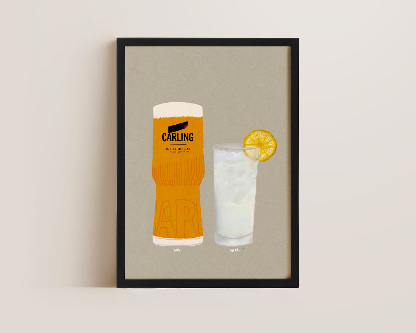 Carling & Vodka Lemonade Print