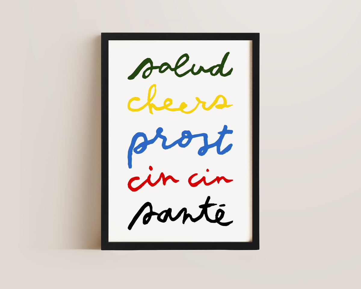 Cheers Languages Print
