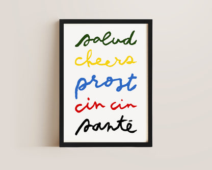 Cheers Languages Print
