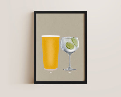 Cider & G&T Print