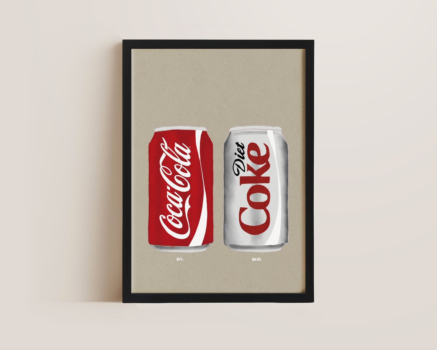 Coke & Diet Coke Print
