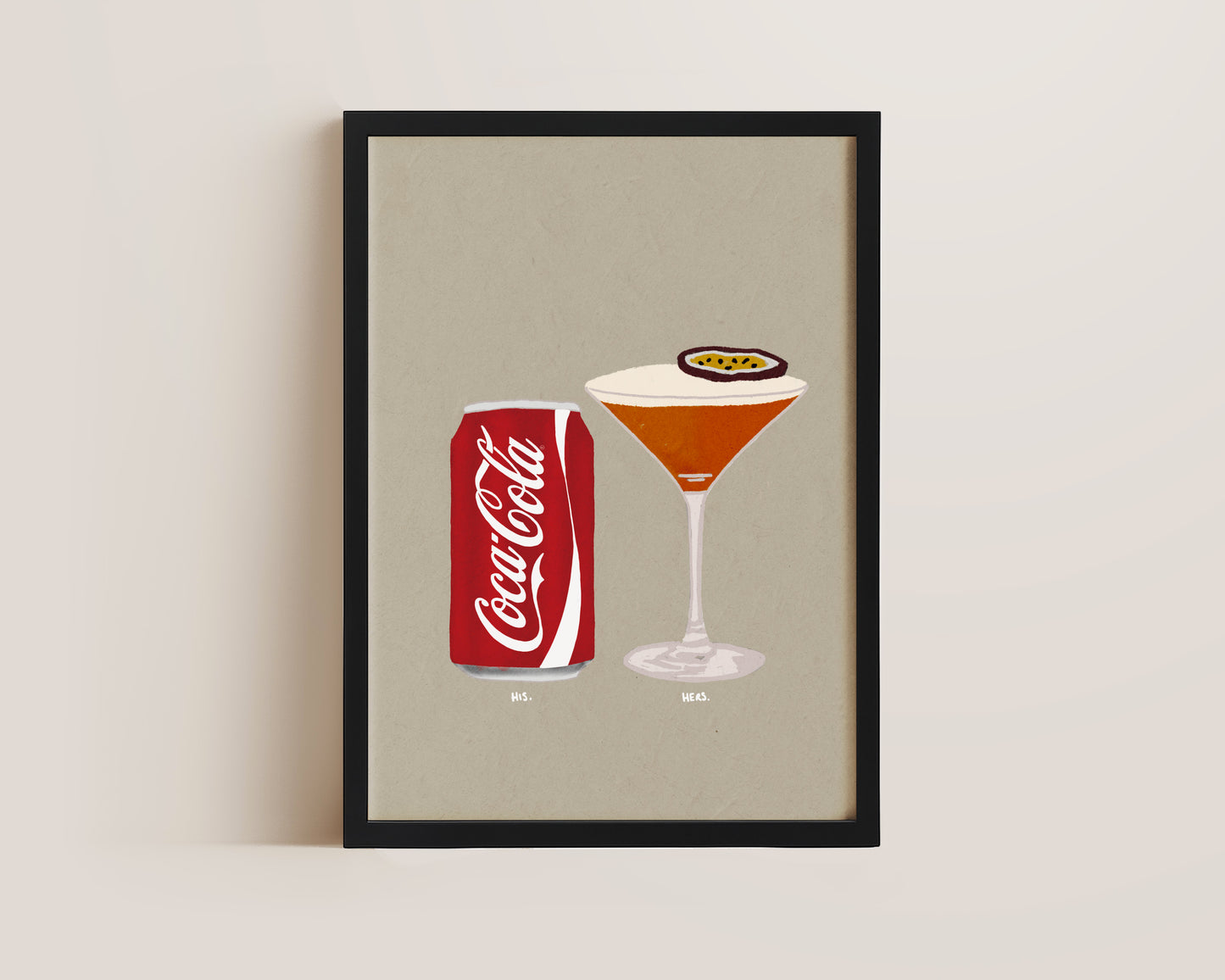 Coke & Pornstar Martini Print