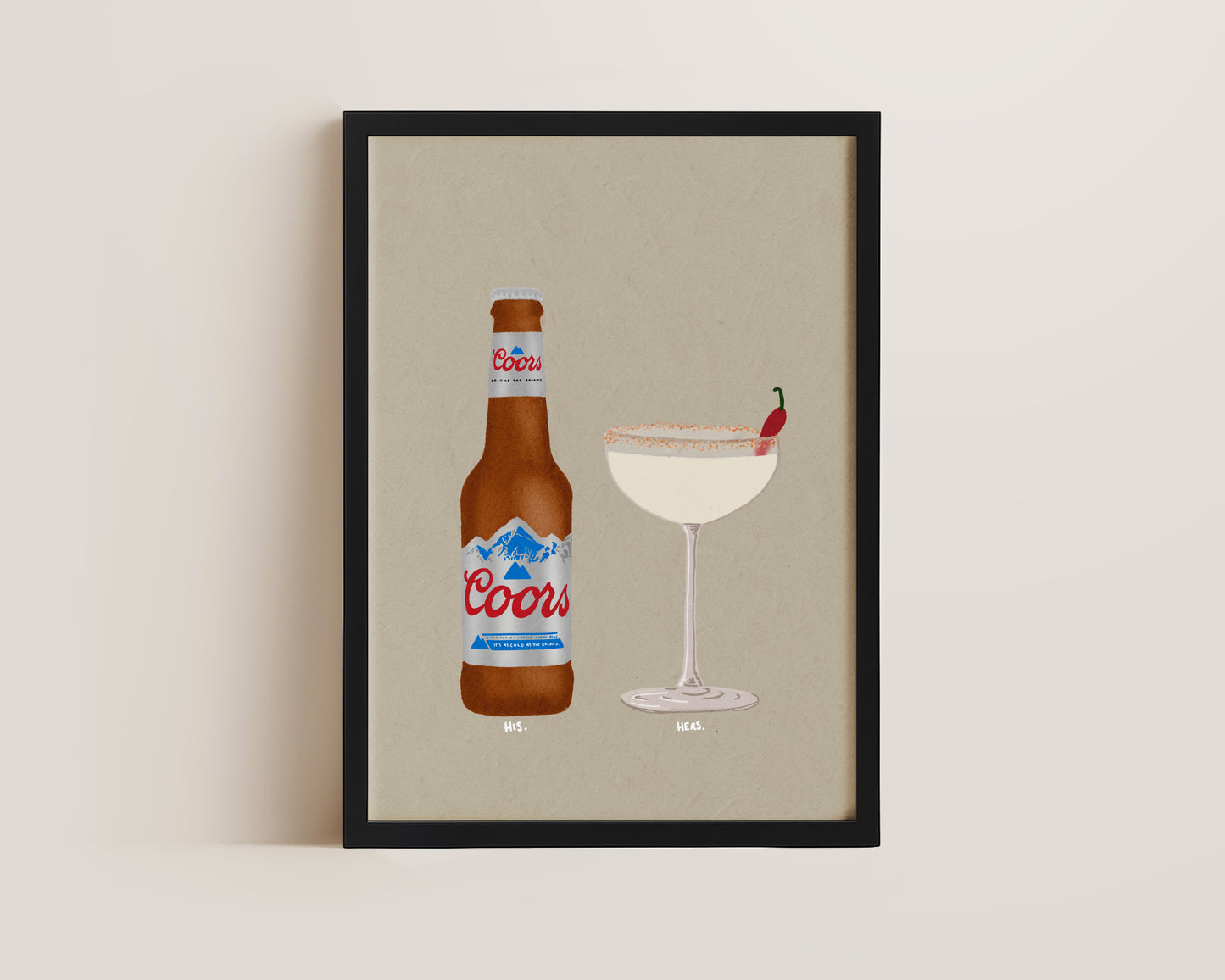 Coors Light & Spicy Marg Print