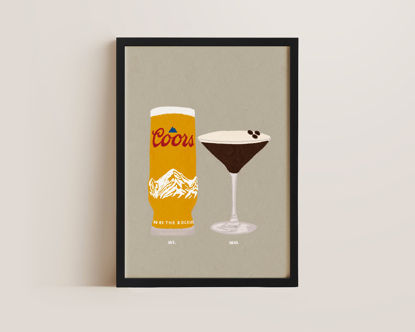 Coors & Espresso Martini Print
