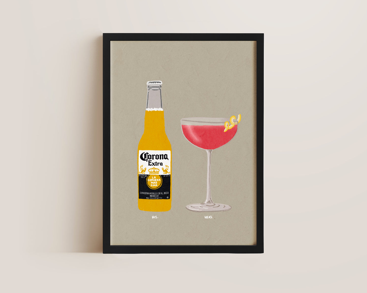 Corona & Cosmopolitan Print