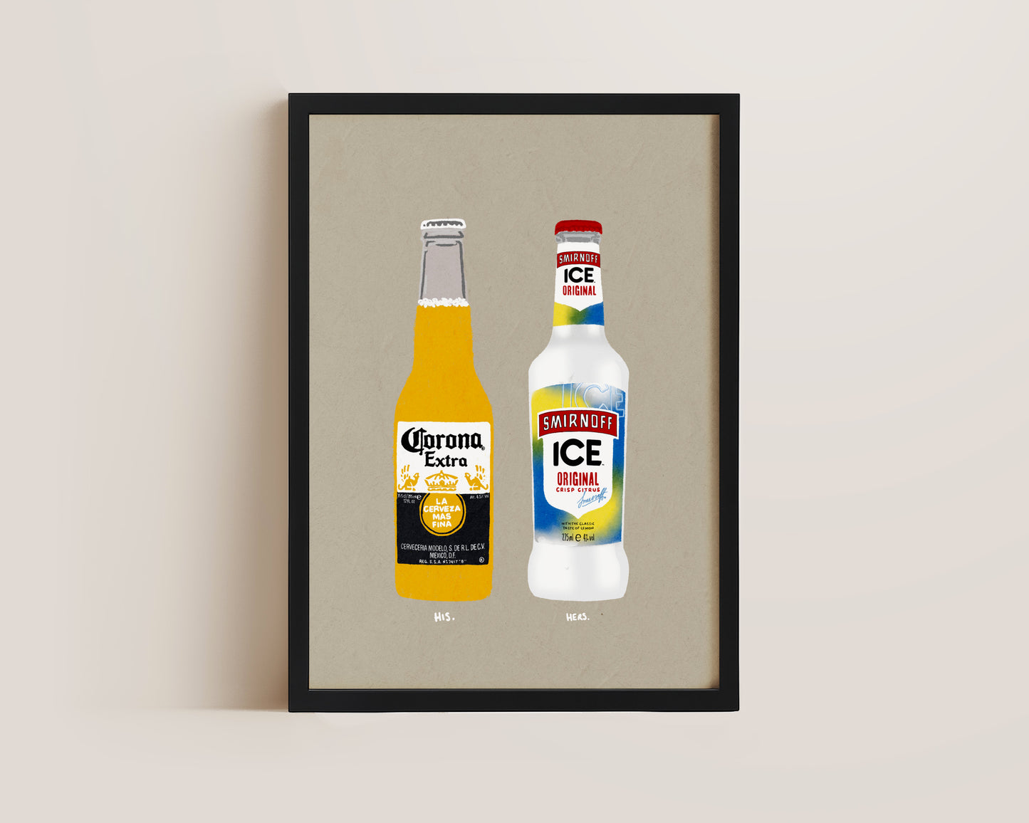 Corona & Smirnoff Ice Print