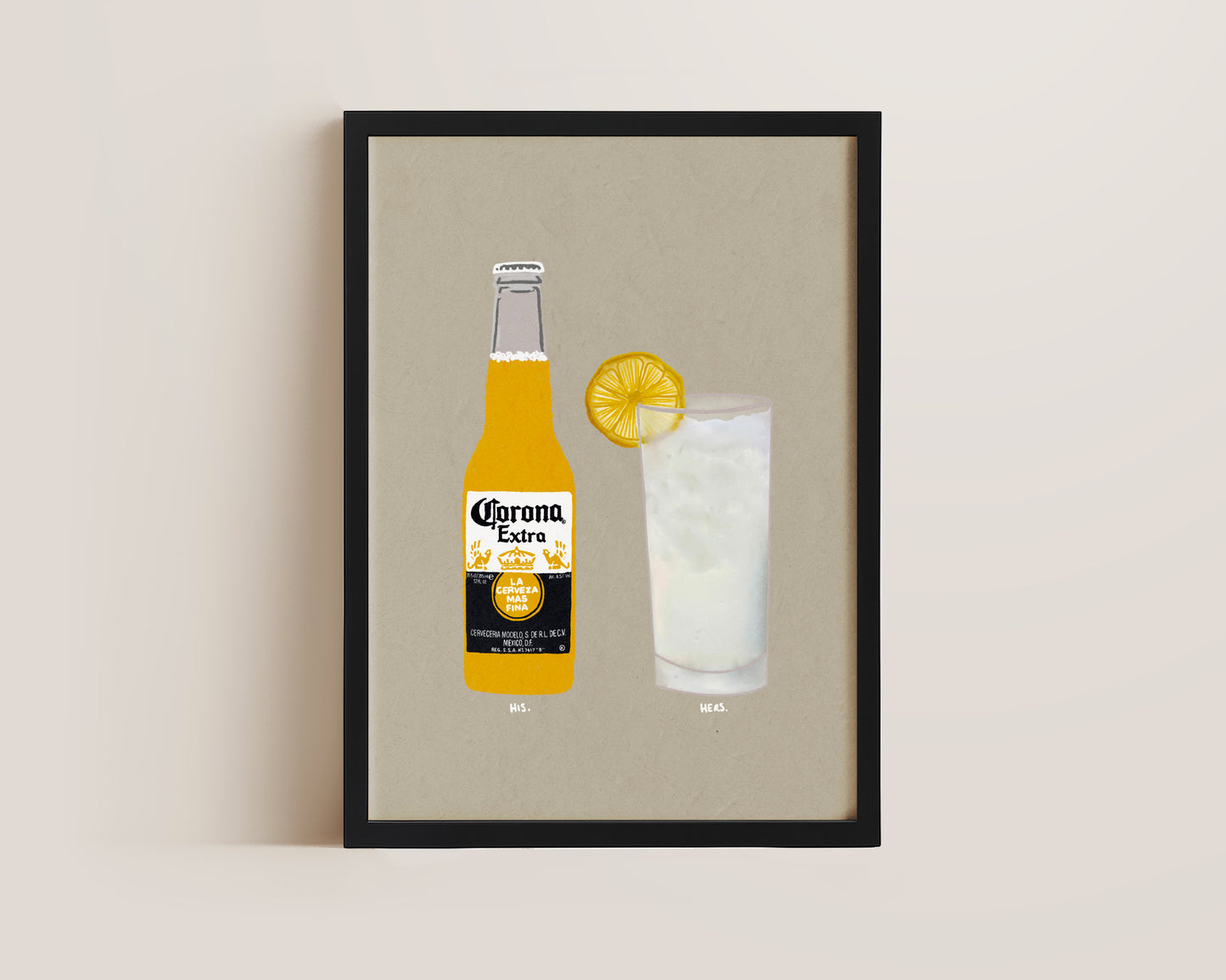 Corona & Vodka Lemonade Print