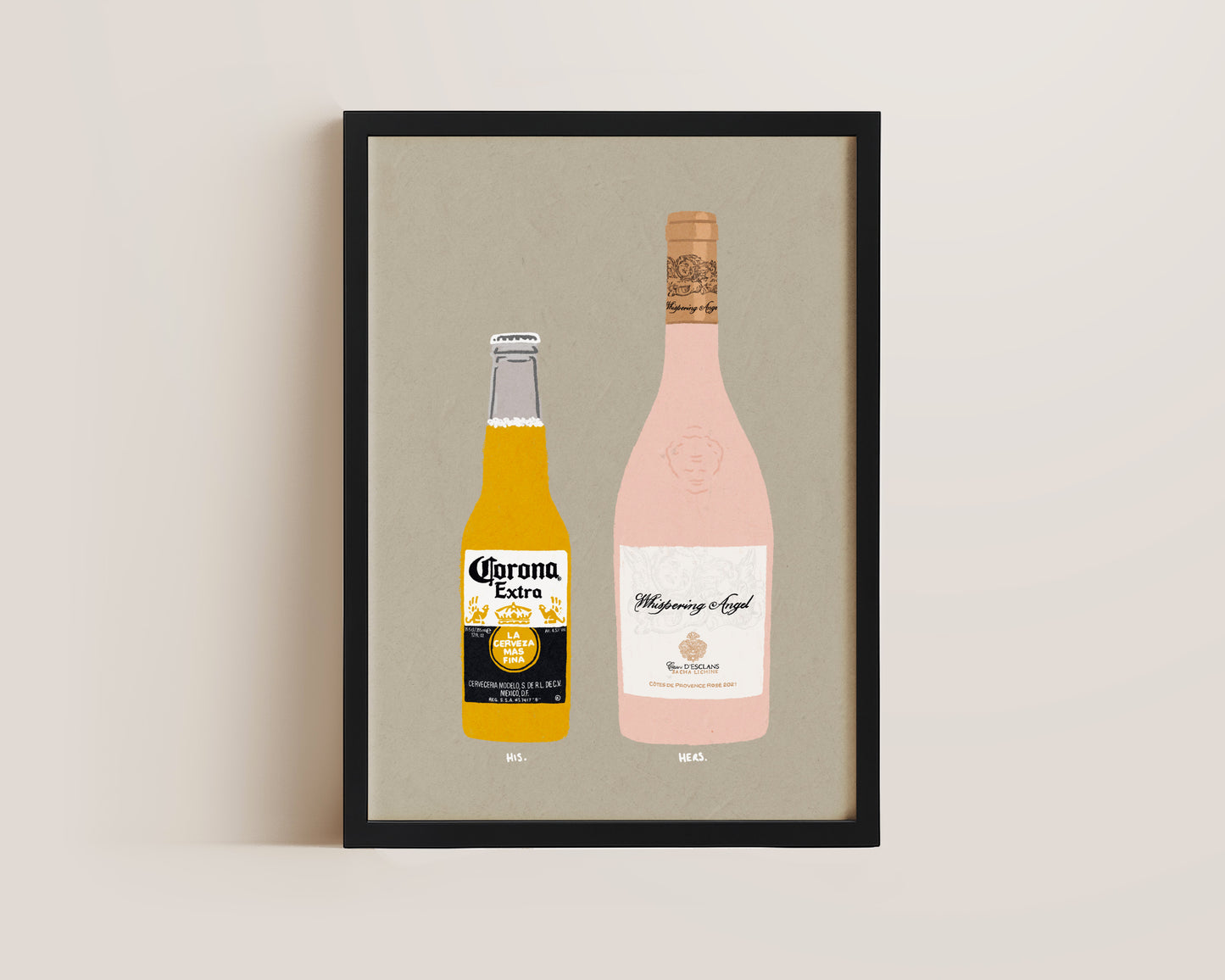 Corona & Whispering Angel Print