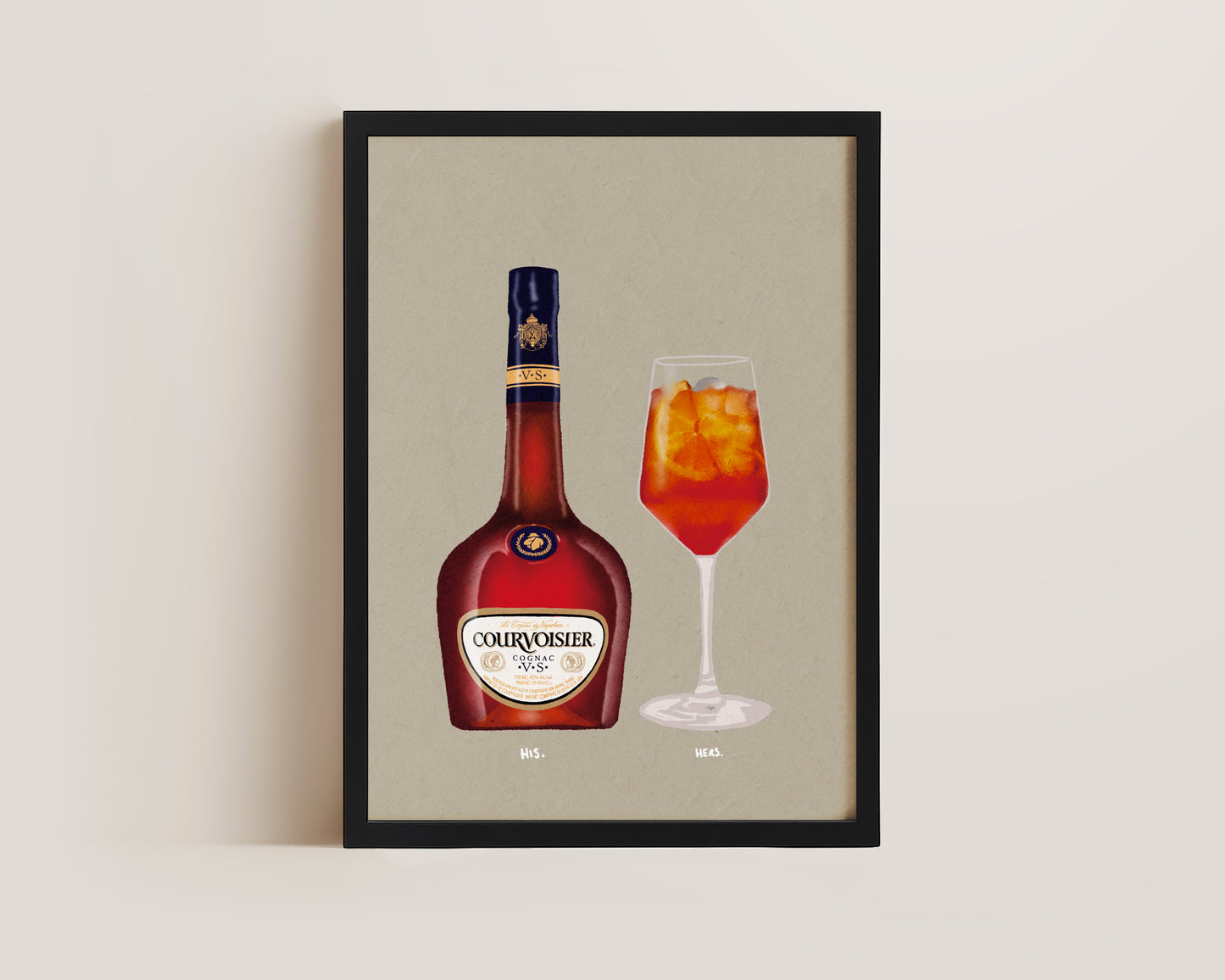 Courvoisier & Aperol Spritz Print