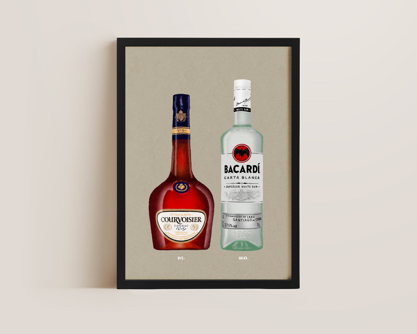 Courvoisier & Bacardi Print