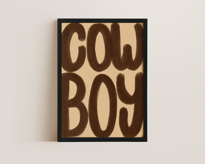 Cowboy Print