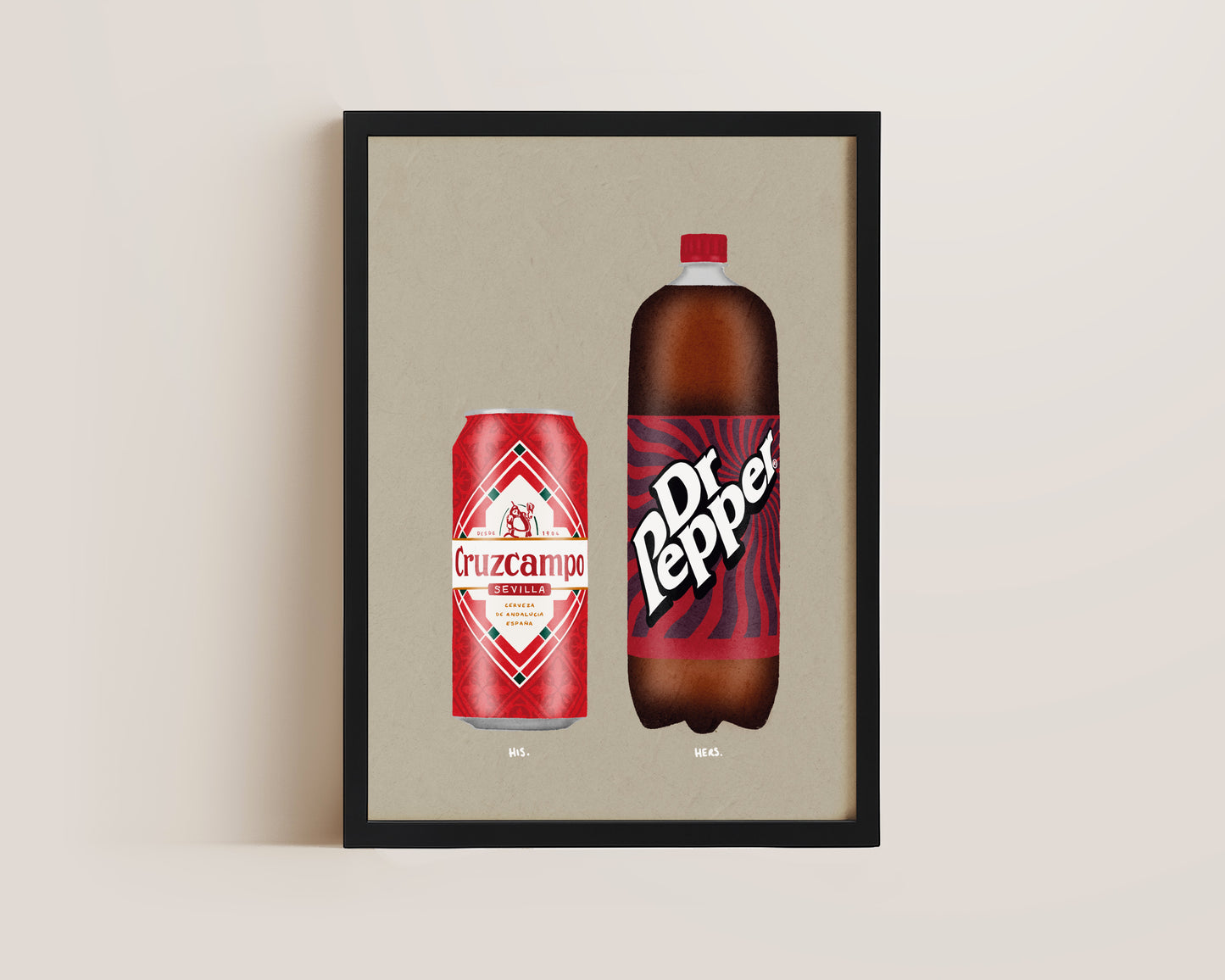 Cruzcampo & Dr Pepper Print