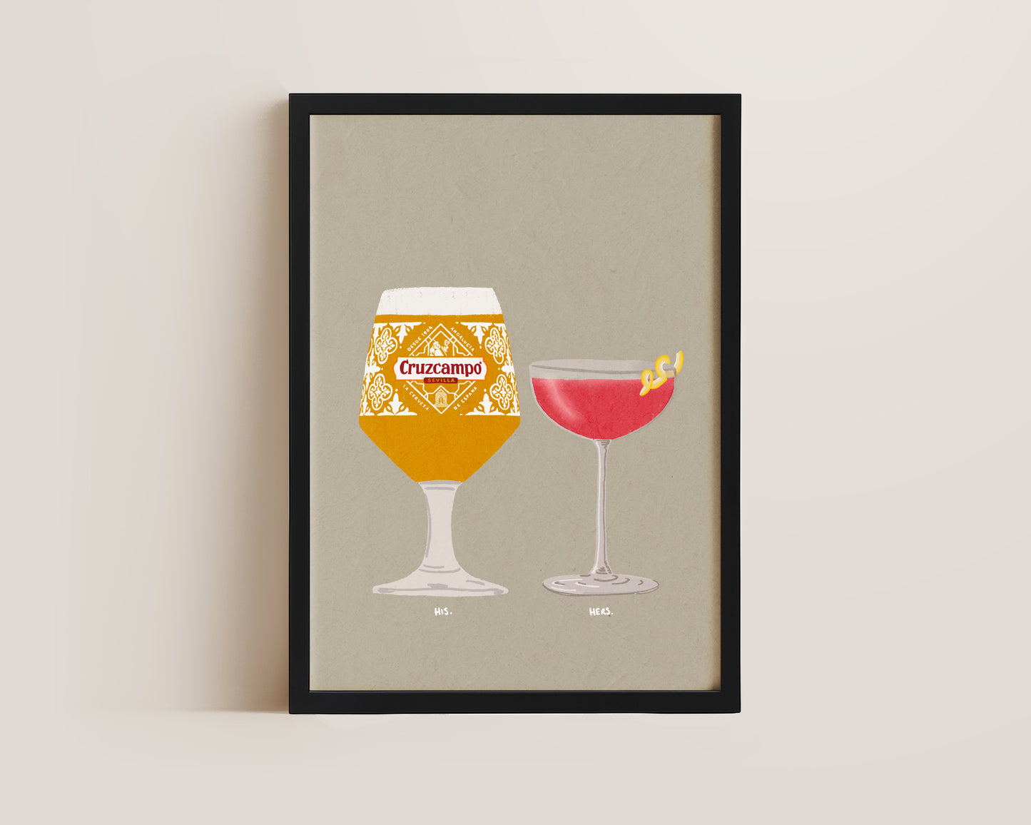 Cruzcampo & Cosmopolitan Print