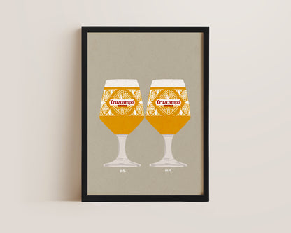 Cruzcampo & Cruzcampo Print