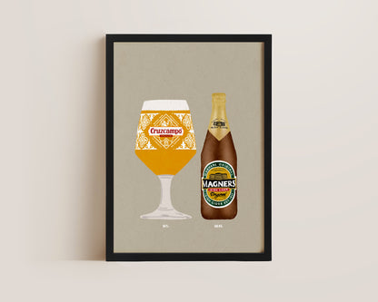 Cruzcampo & Magners Print