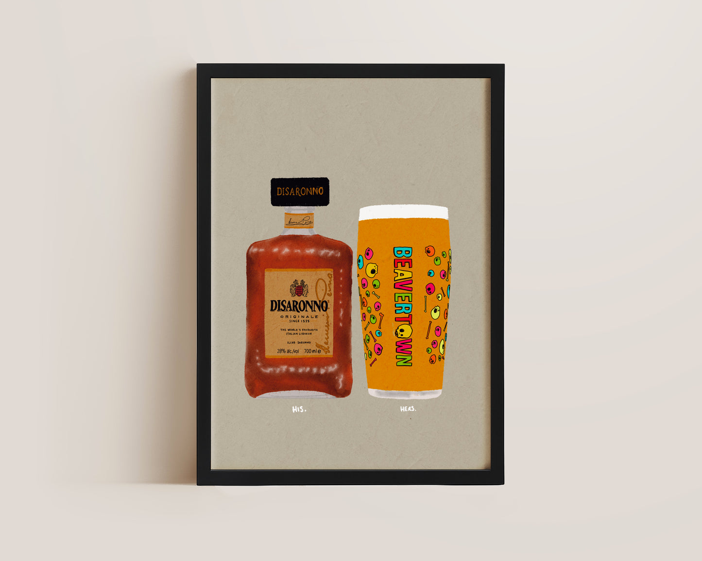 Disaronno & Neck Oil Print