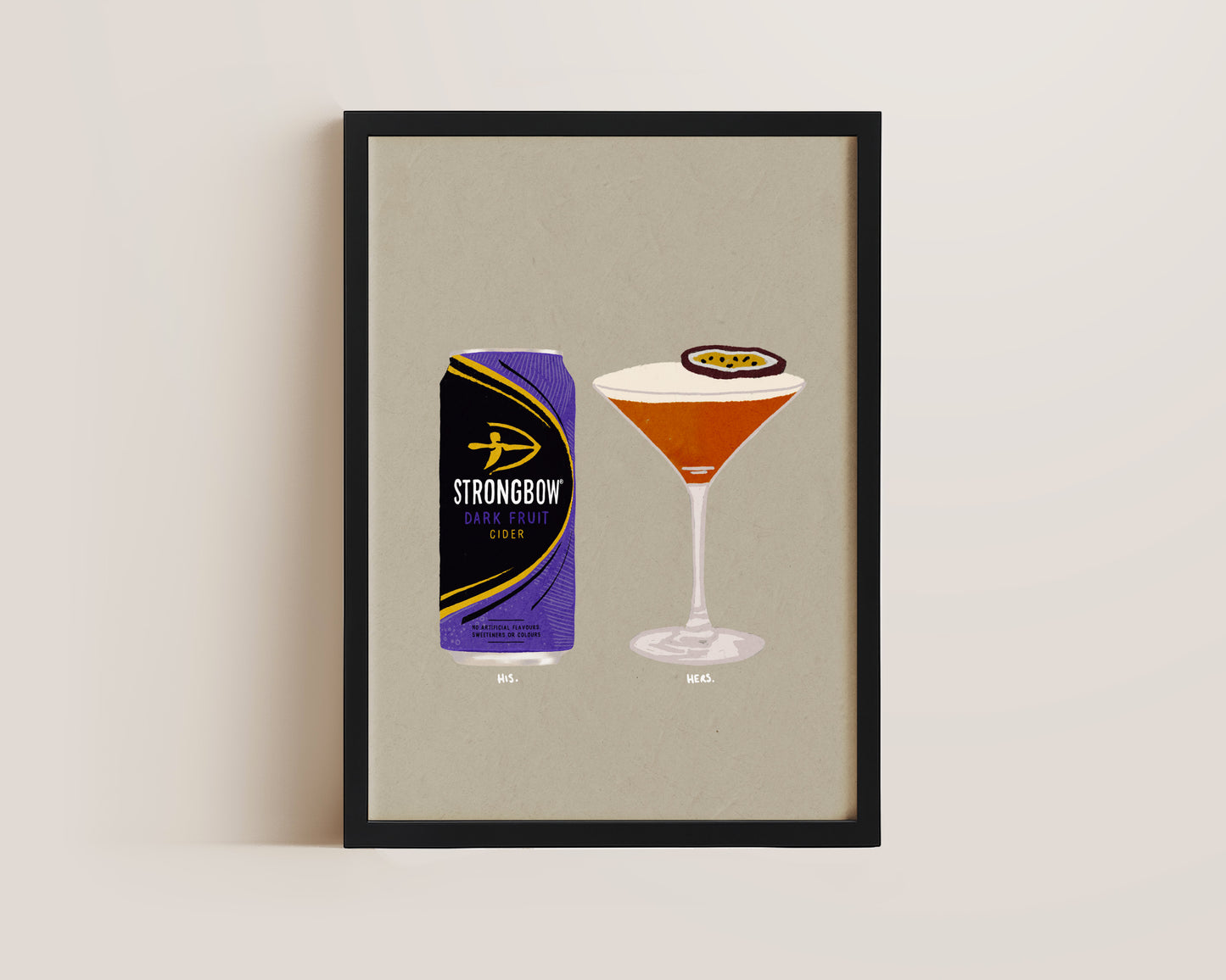 Strongbow Dark Fruits & Pornstar Martini Print