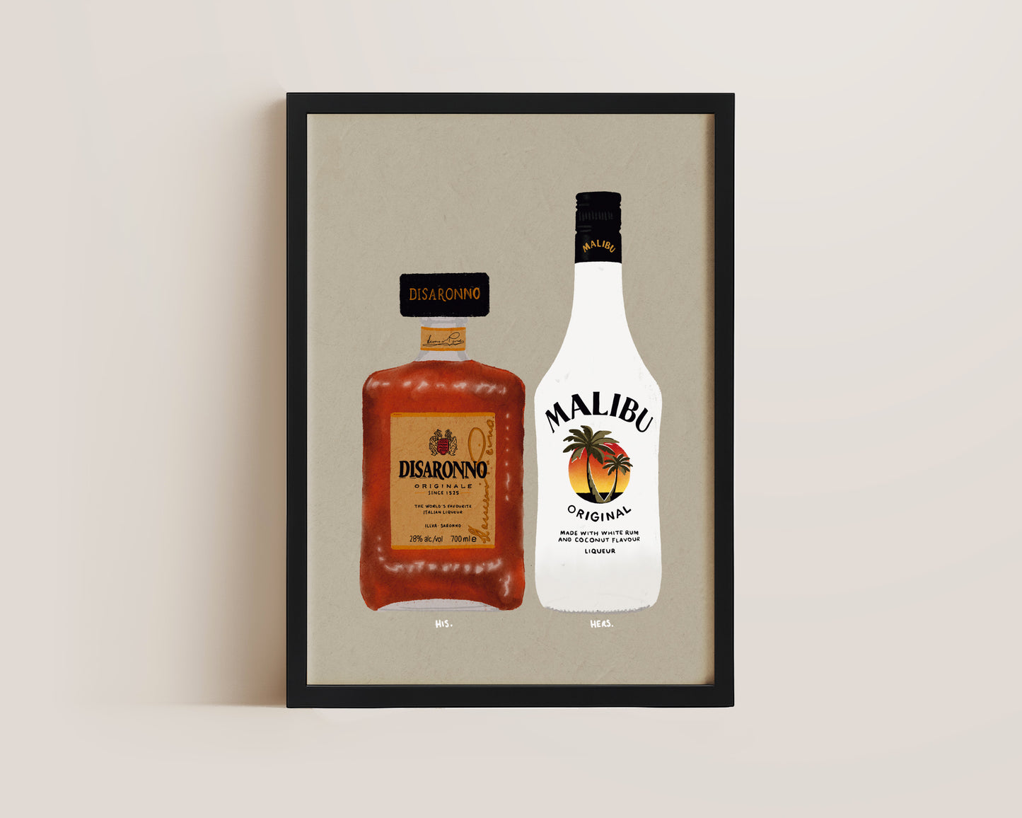 Disaronno & Malibu Print