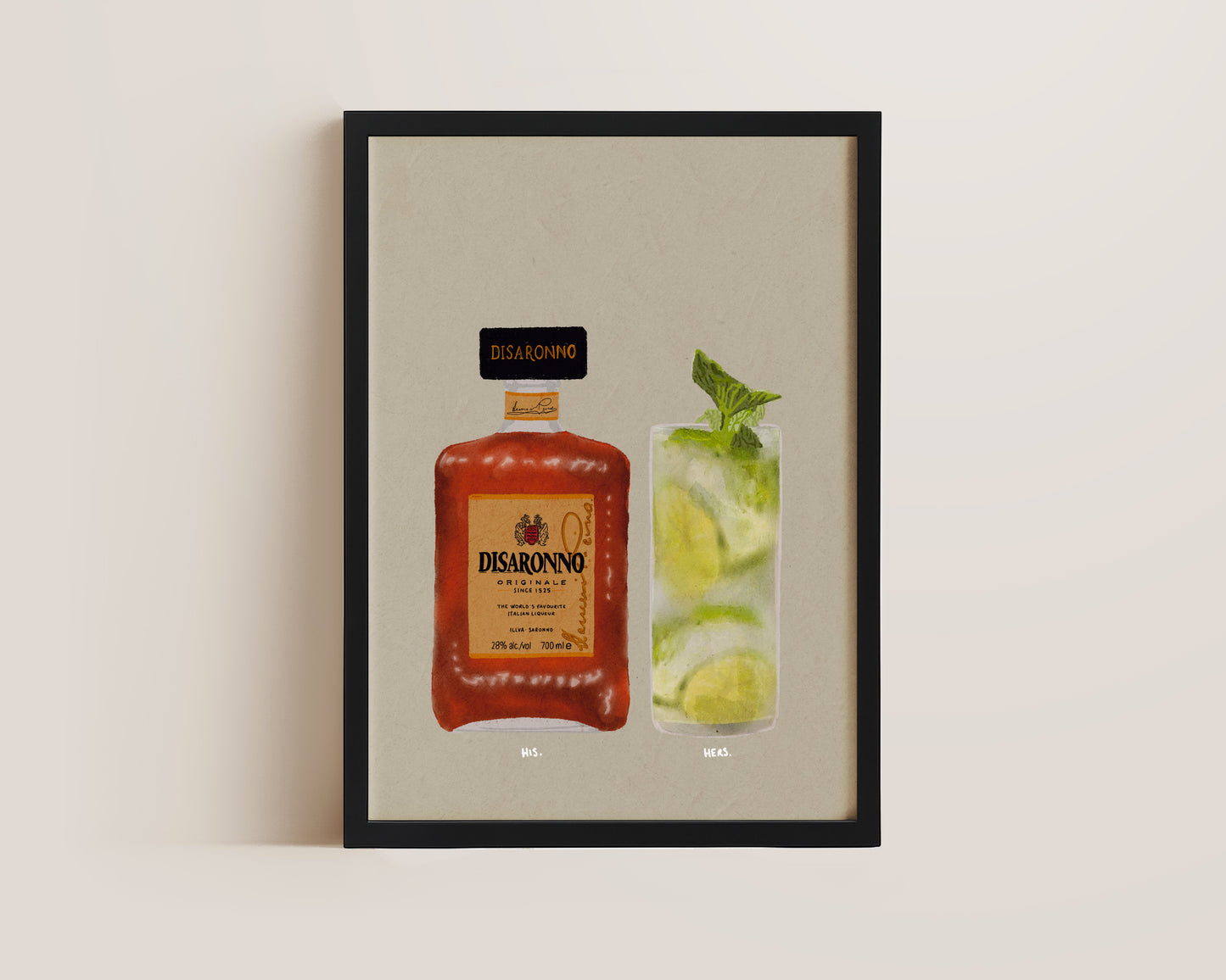 Disaronno & Mojito Print