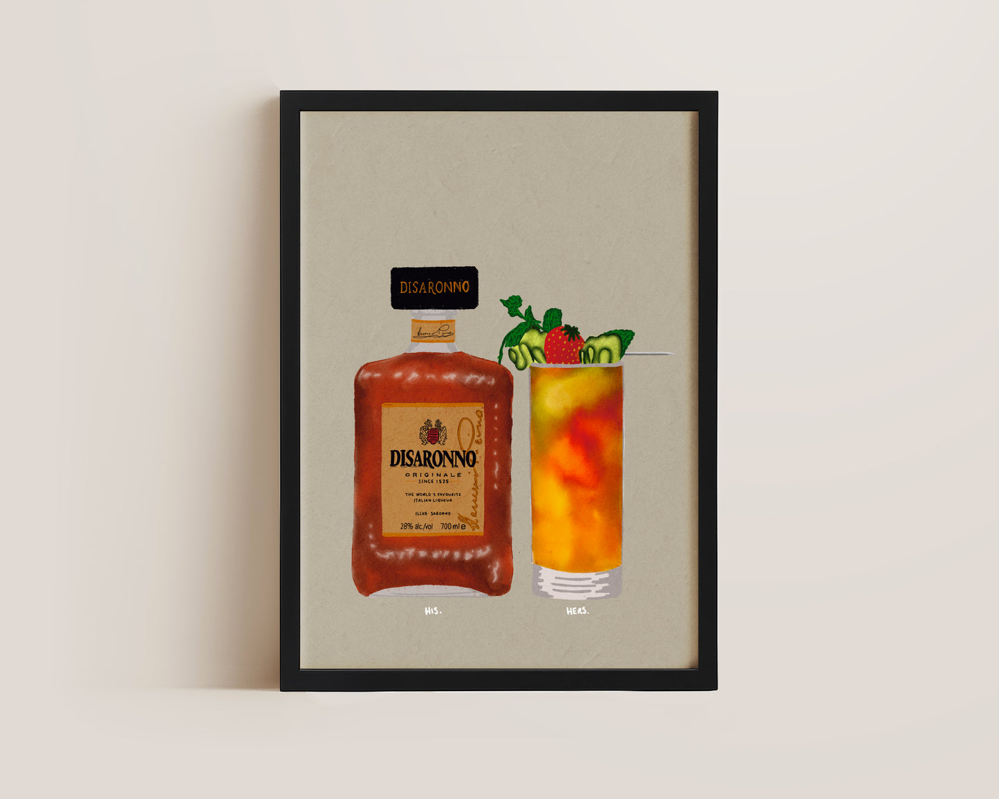Disaronno & Pimms Print