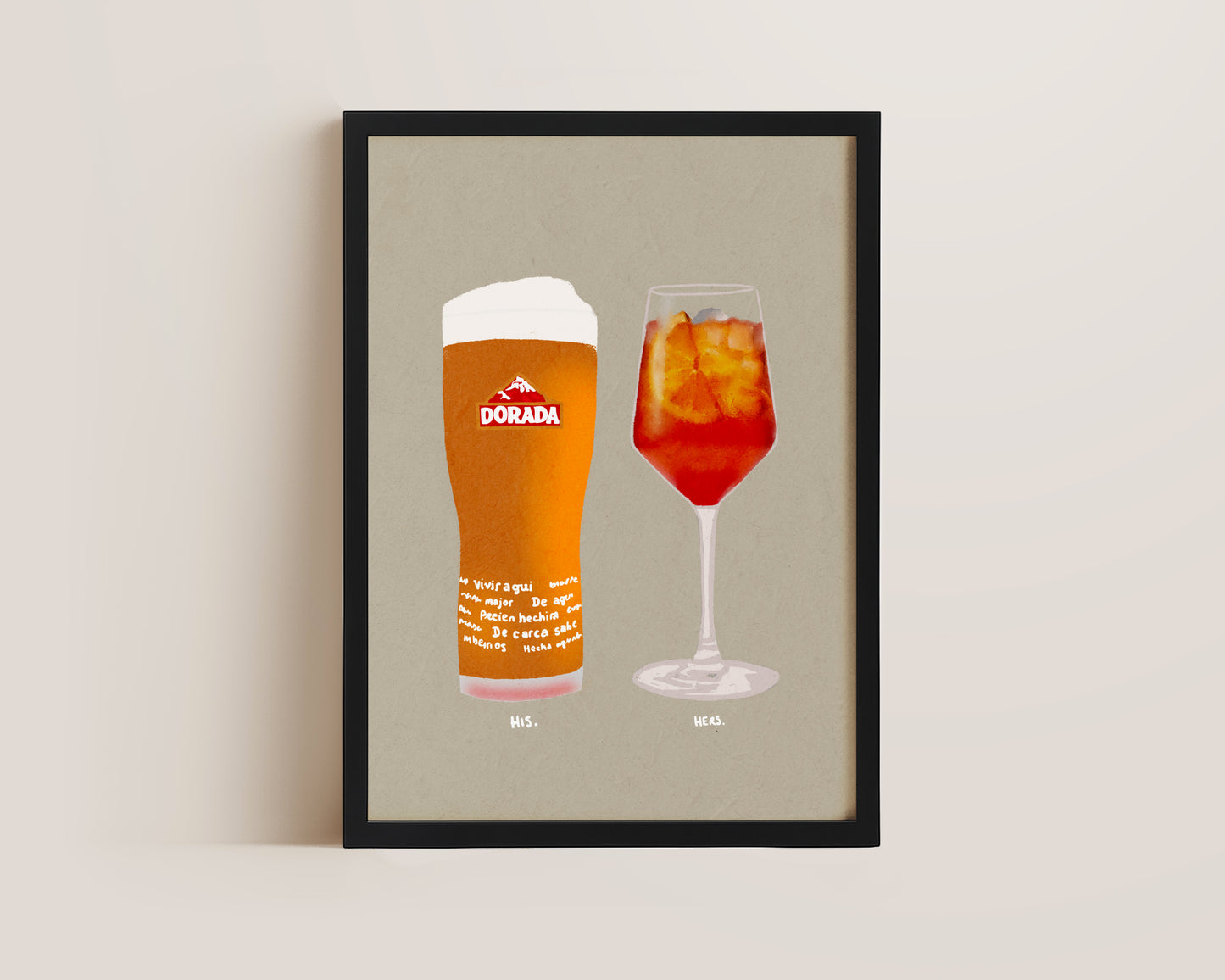 Dorada & Aperol Spritz Print