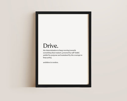 Drive Definition Print