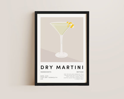 Dry Martini Print
