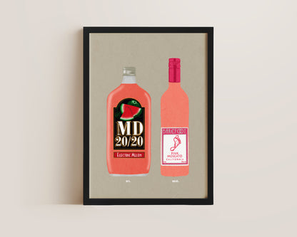 Electric Melon MD & Pink Moscato Print