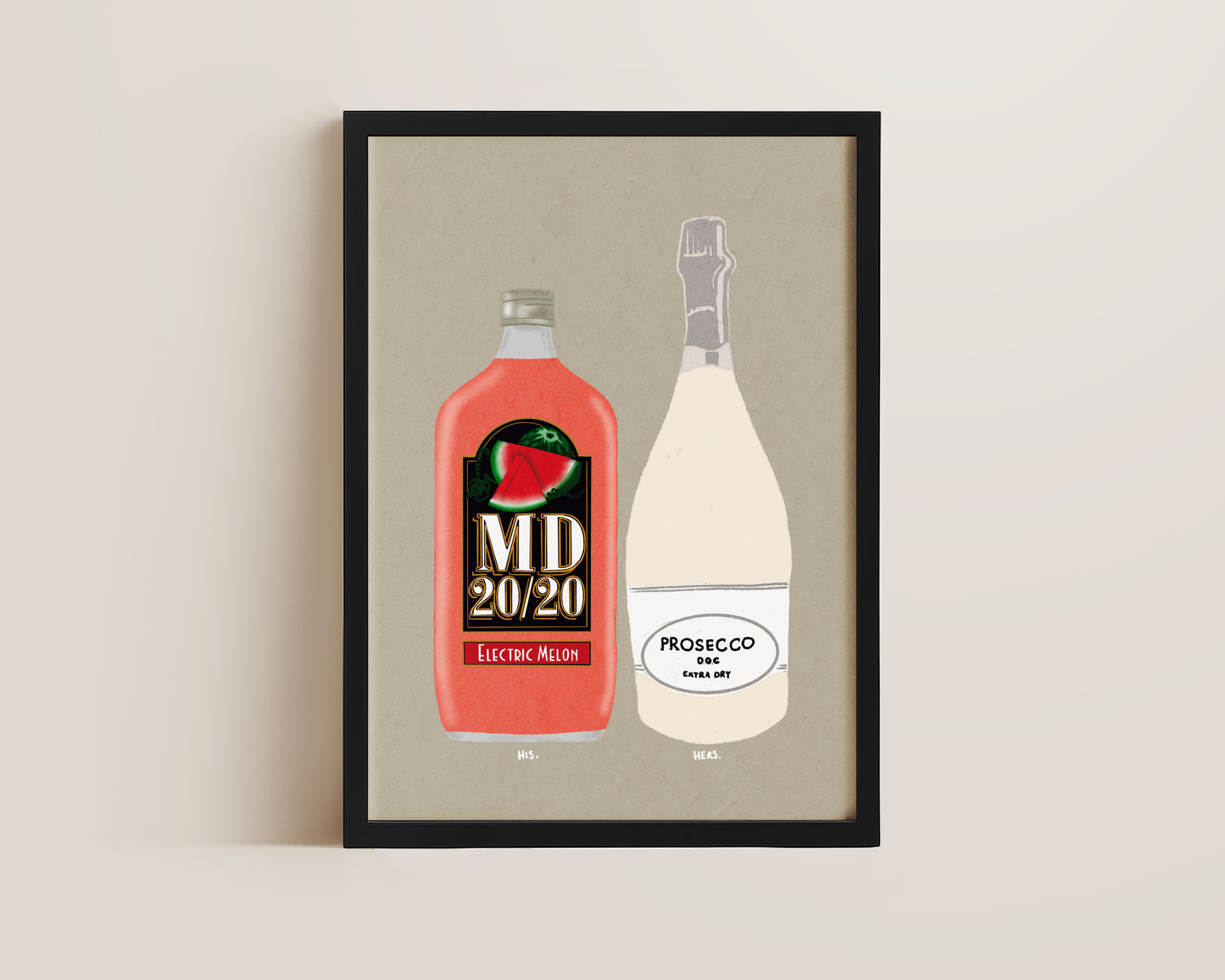 Electric Melon MD & Prosecco Print