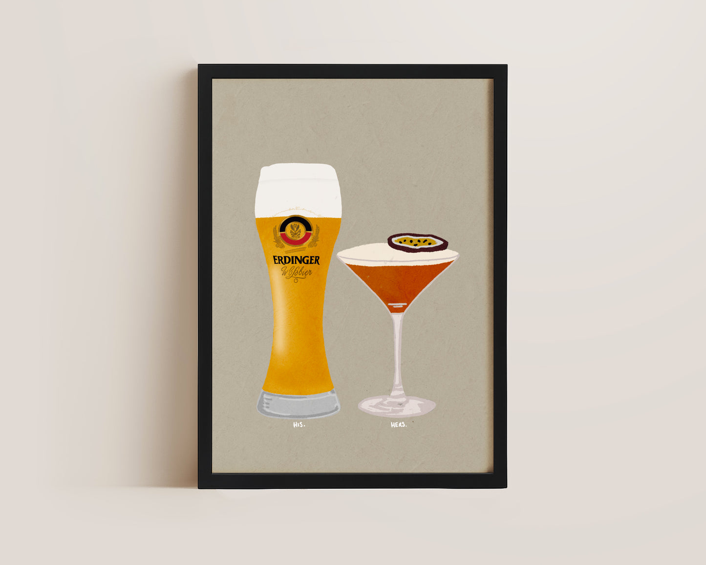 Erdinger & Pornstar Martini Print