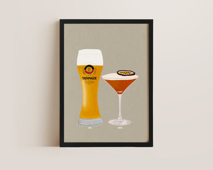 Erdinger & Pornstar Martini Print