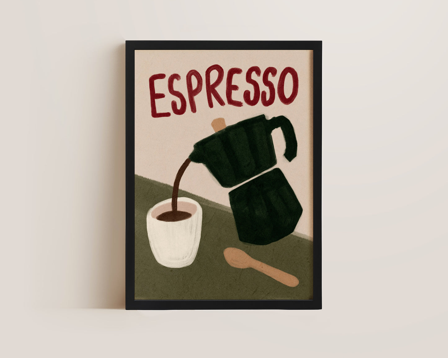 Espresso Painting Print
