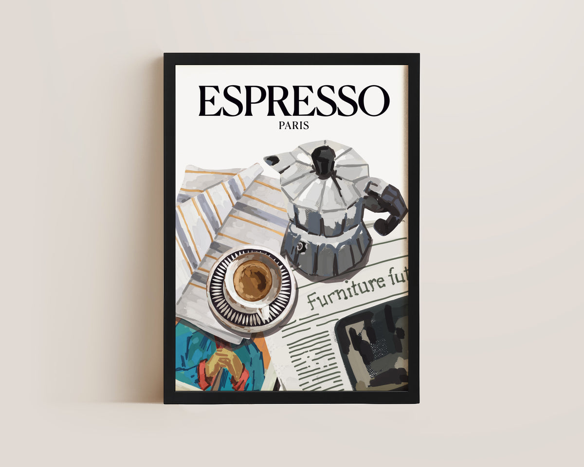 Paris Espresso Print
