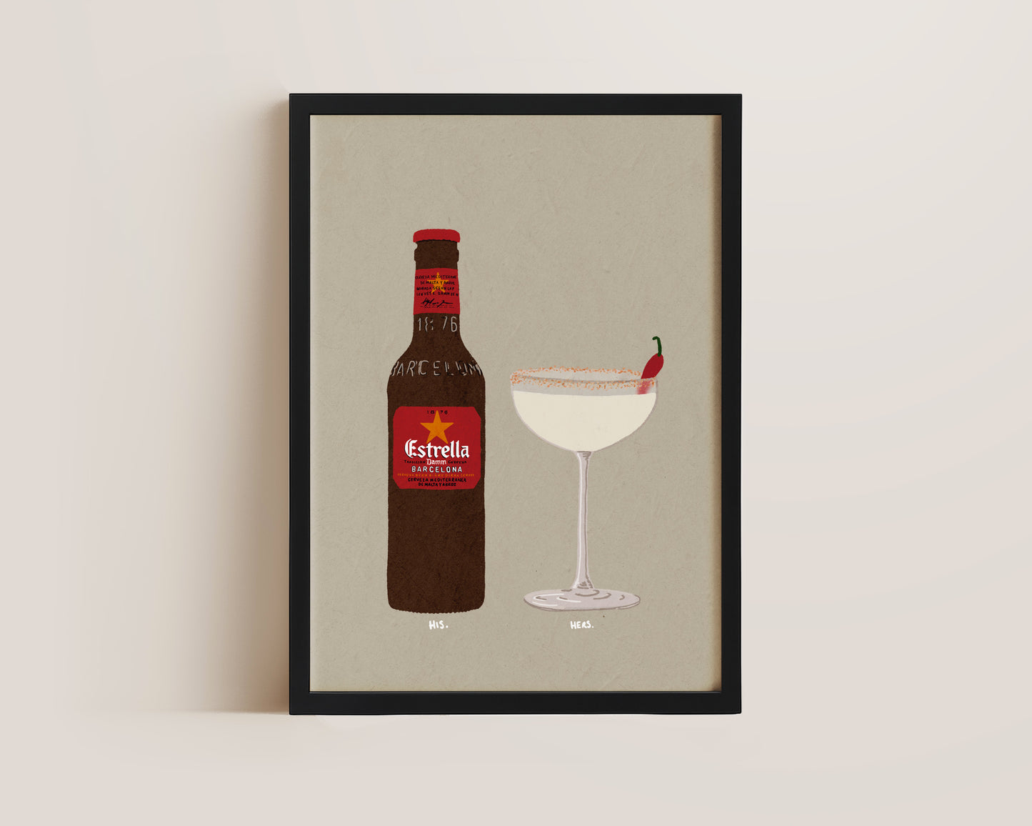 Estrella Bottle & Spicy Marg Print