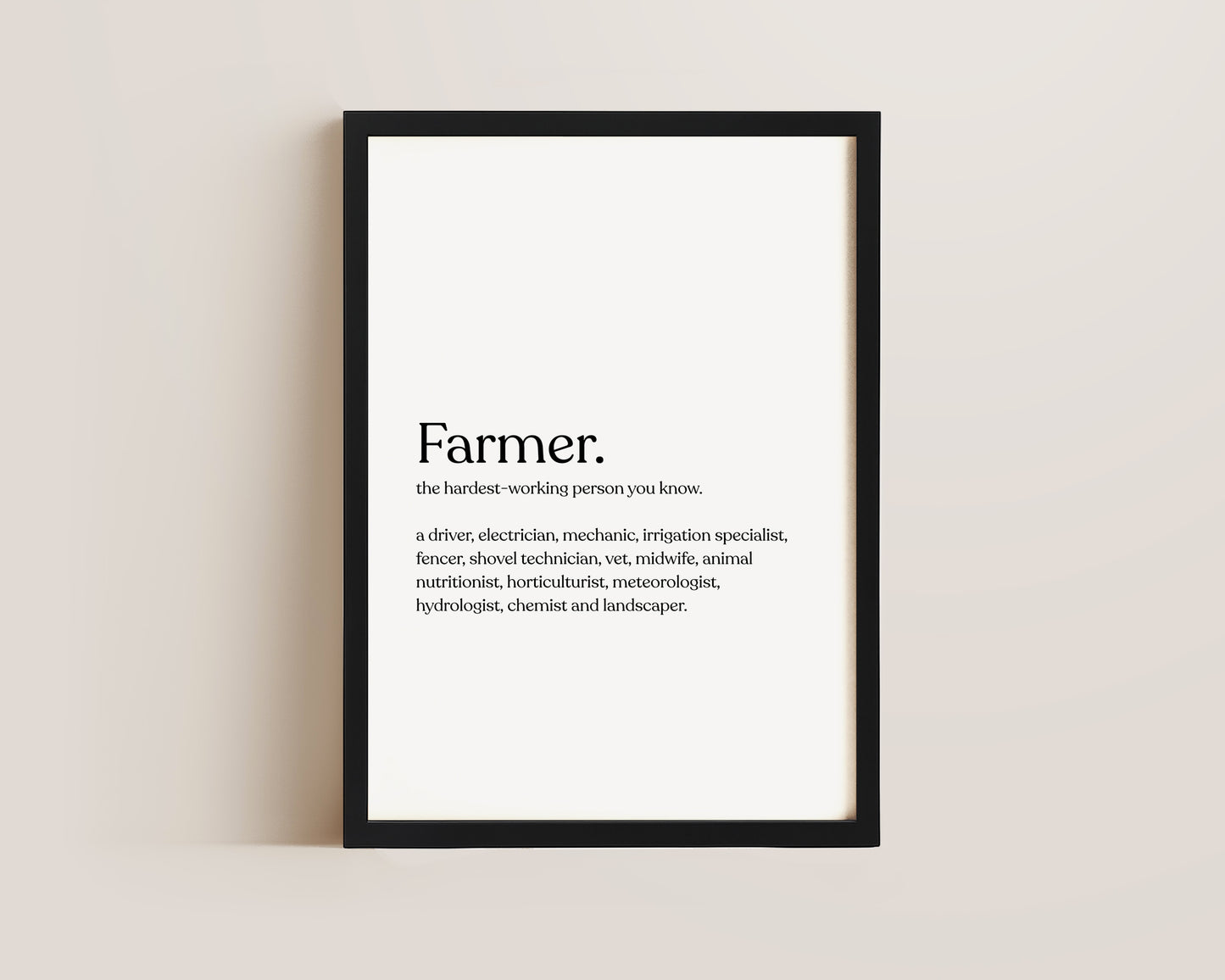 Farmer Definition Print