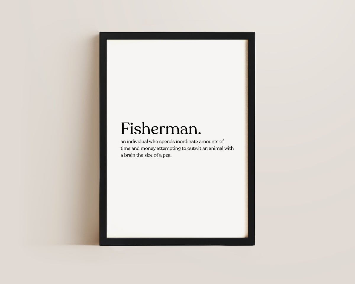 Fisherman Definition Print