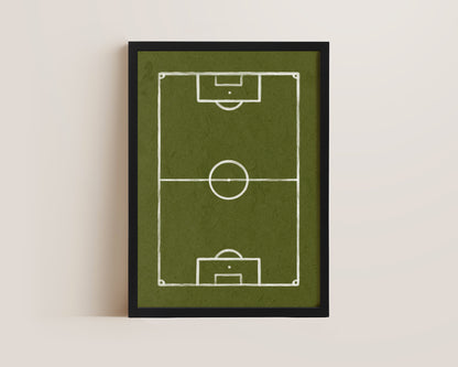 Football Pitch Print
