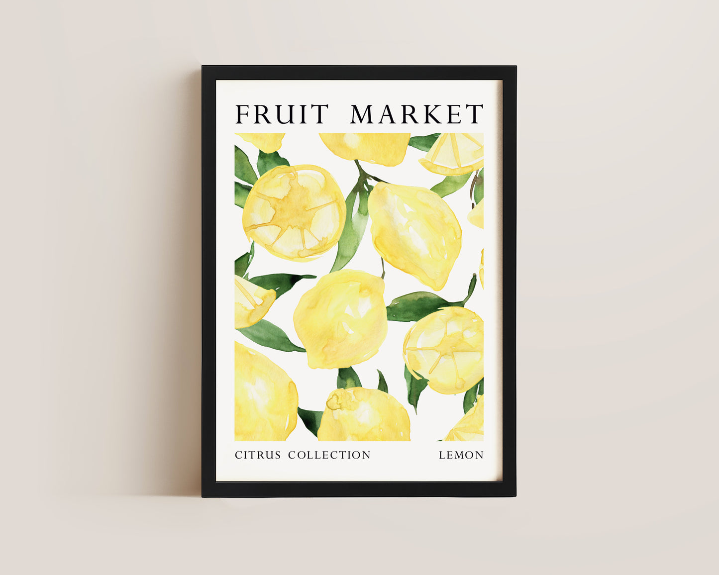 Fruit Market Lemon Print
