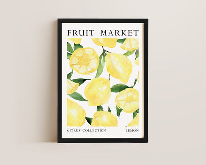 Fruit Market Lemon Print