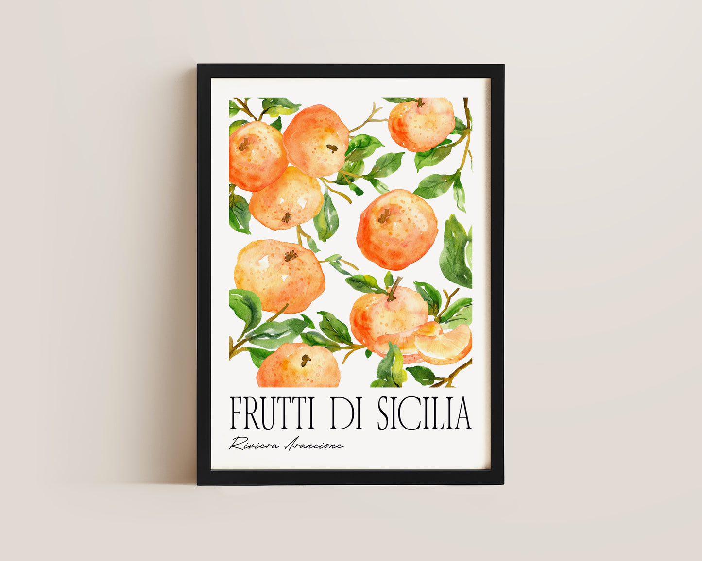 Frutti Di Sicillia Orange Print
