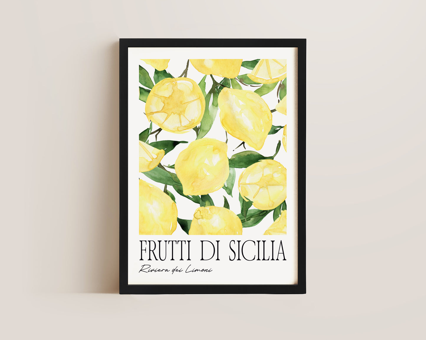 Frutti Di Sicillia Lemon Print