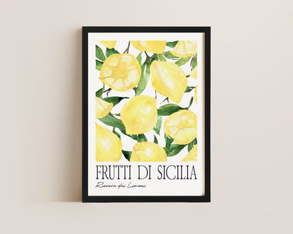 Frutti Di Sicillia Lemon Print