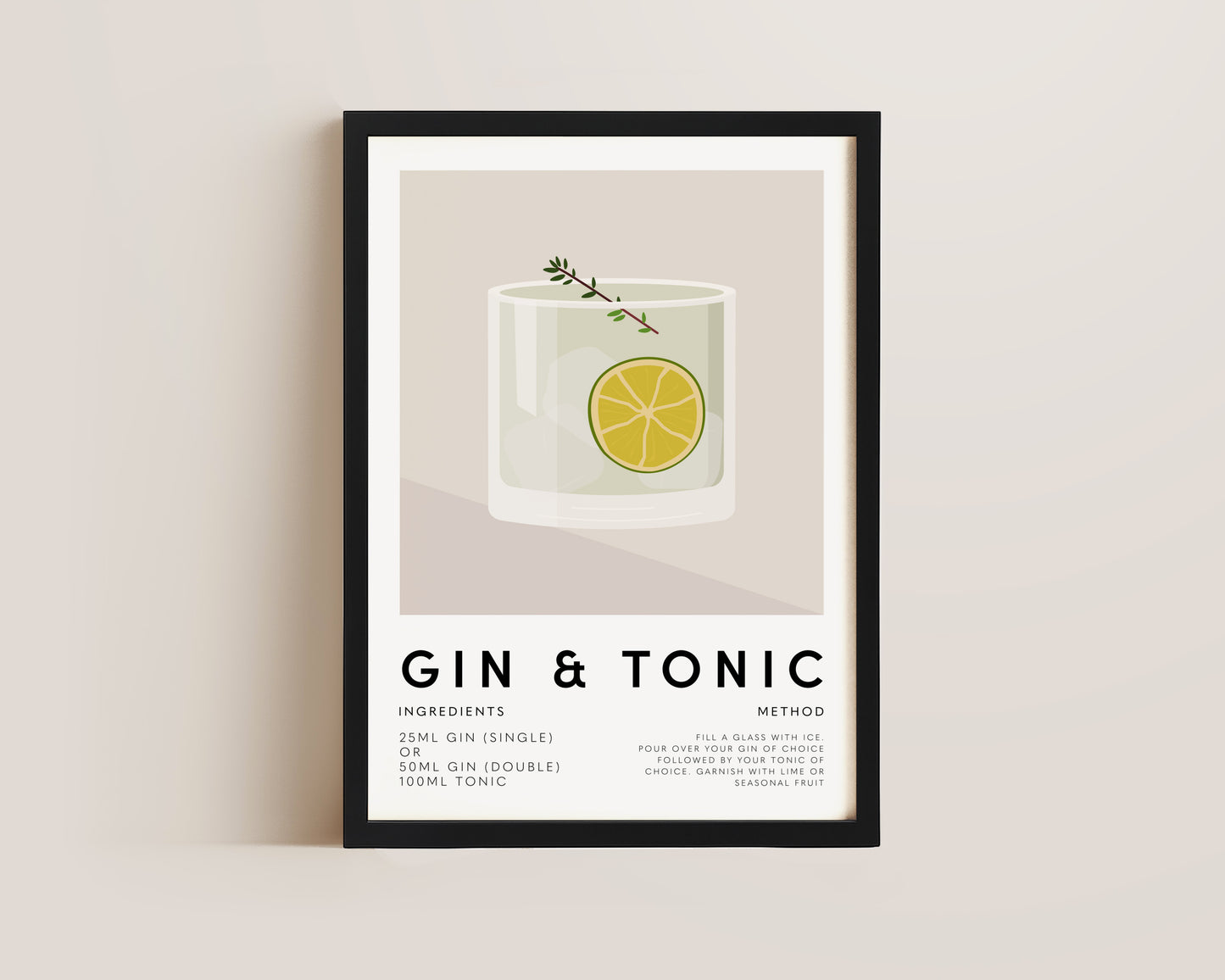 Gin & Tonic Print