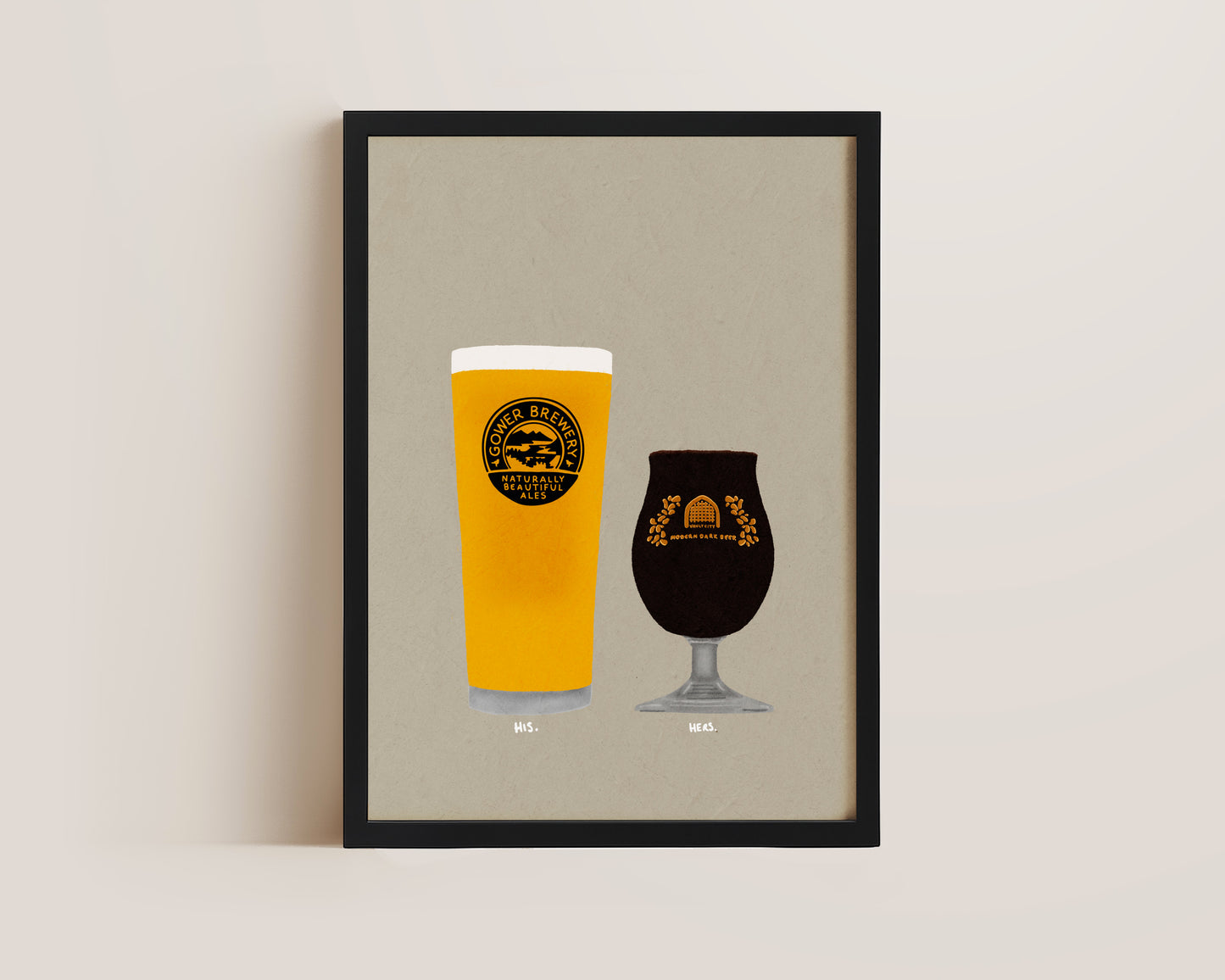 Gower Ale & Vault City Print