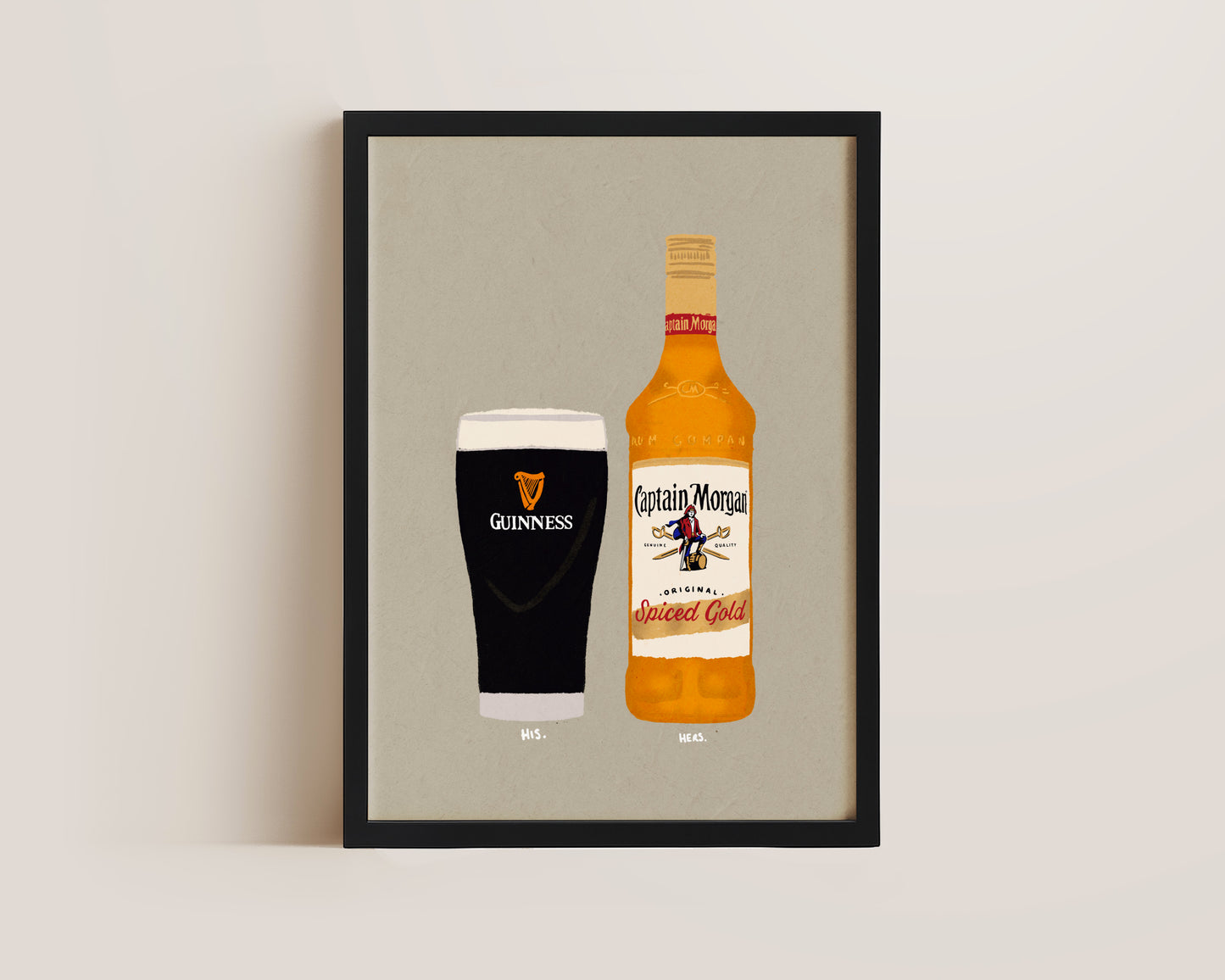 Guinness & Spiced Rum Print