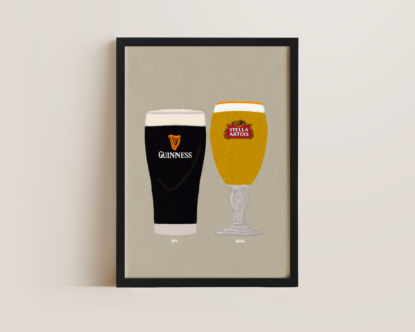 Guinness & Stella Print